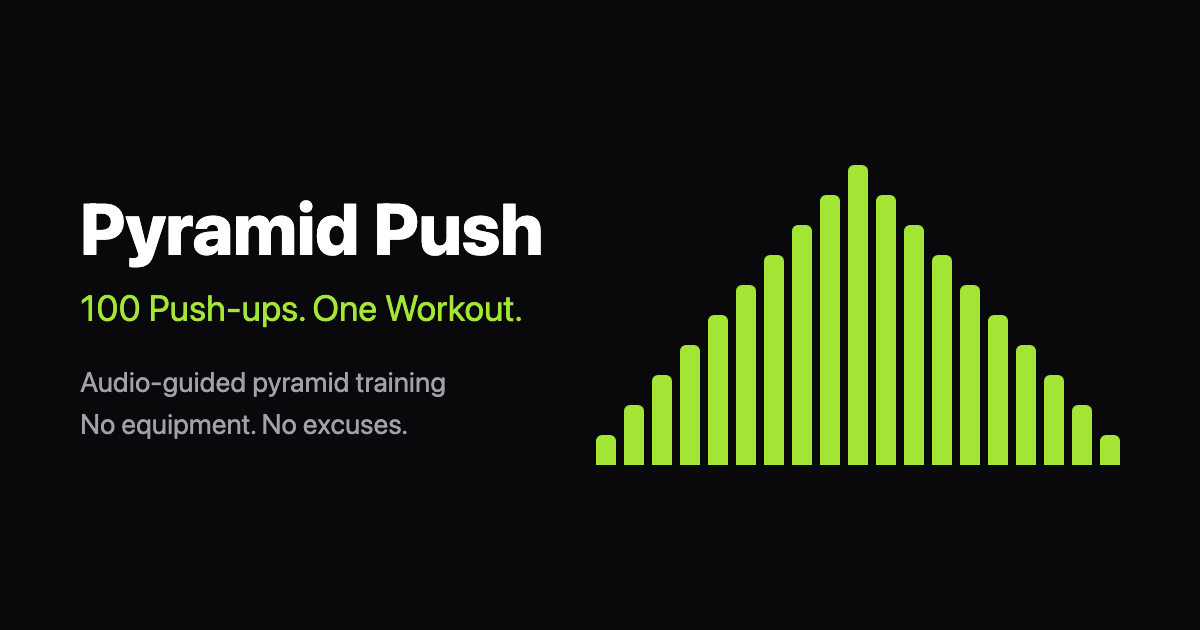 Pyramid Push - Free Pushup Counter & Timer